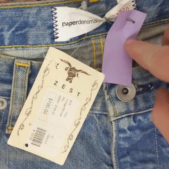 DENIM & cloth 5 pocket slim boot jeans size 33 - Picture 3 of 6